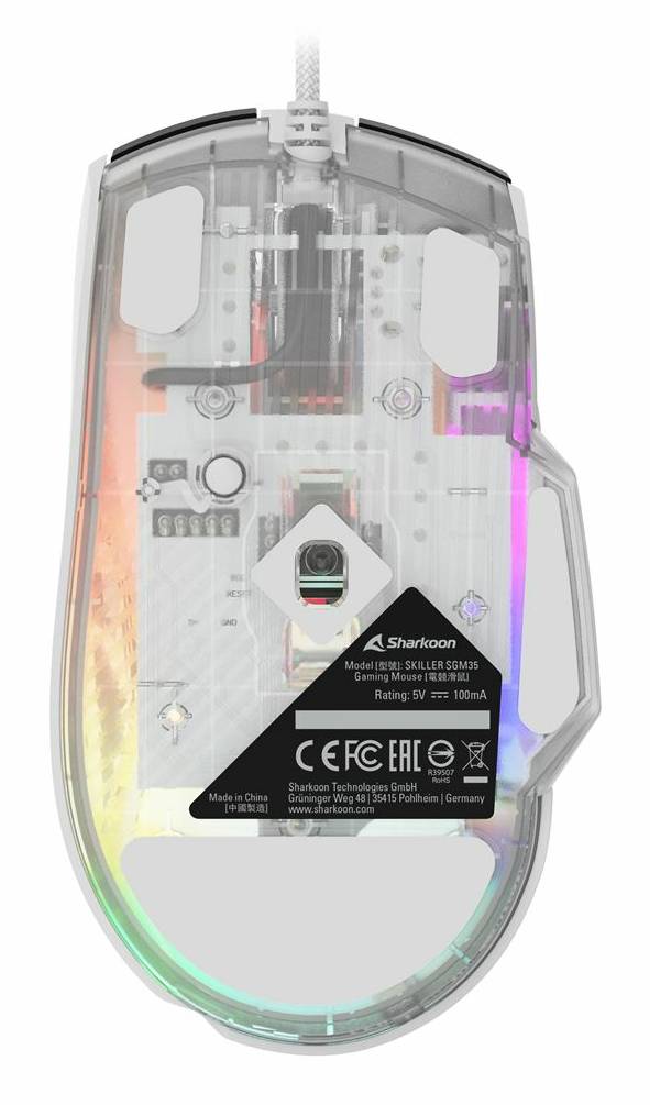 Sharkoon SKILLER SGM35 - Maus - optisch - 6 Tasten