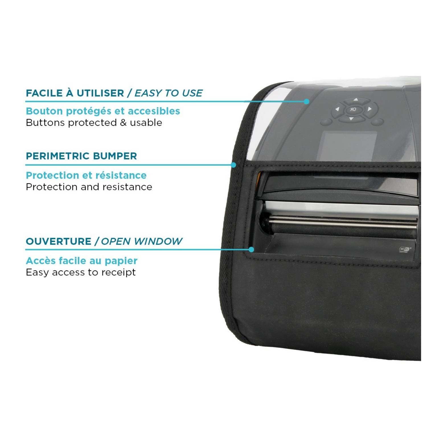 MOBILIS - Universal Soft Case for Mobile Printer L