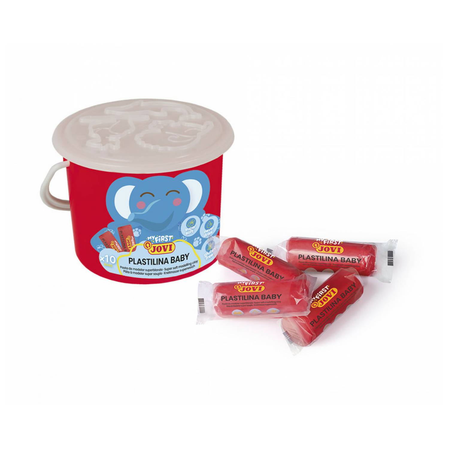 Jovi MY FIRST PLASTILINA, Gemischte Farben