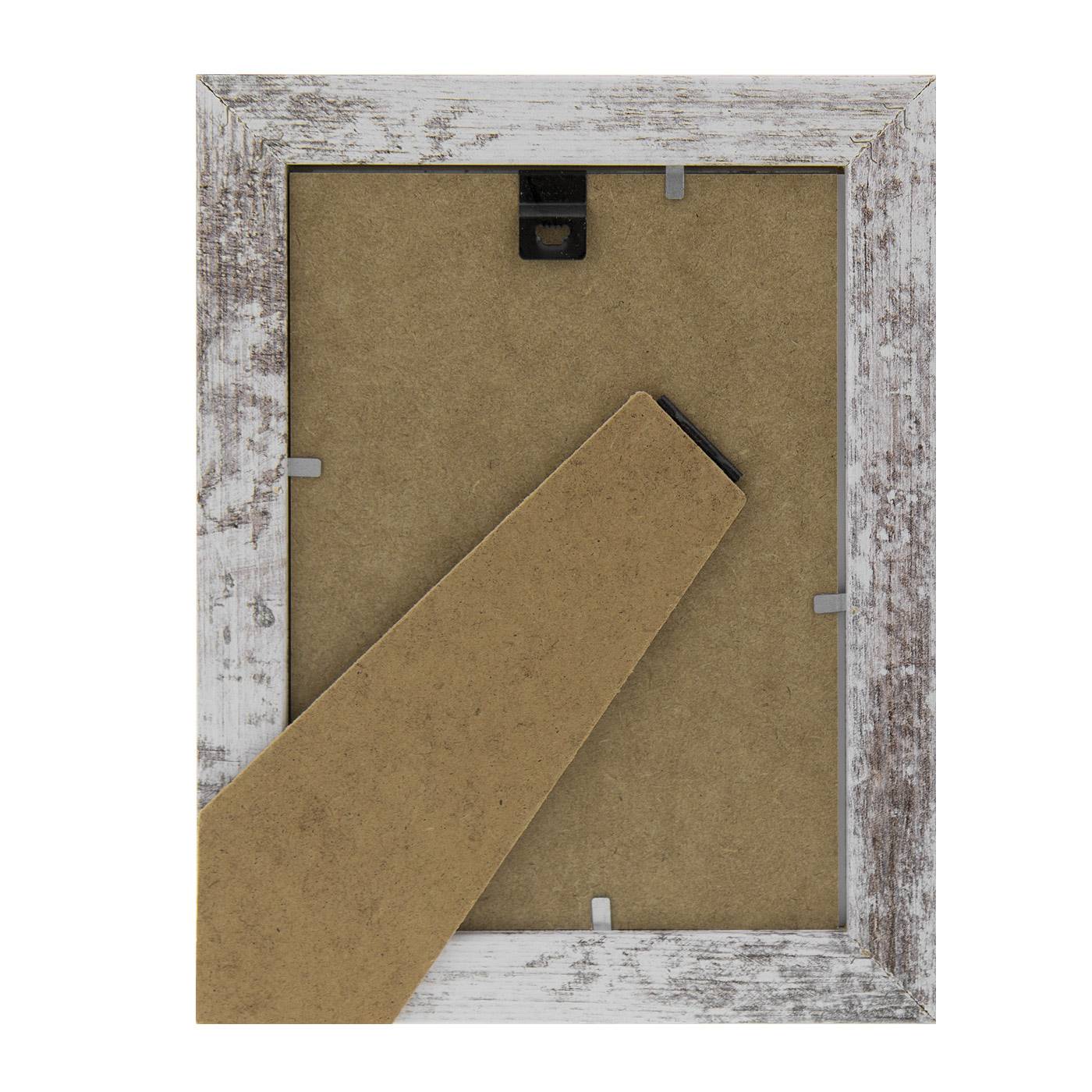 Zep Nelson 6, MDF-Platten, Wolle, Weiß, Einzelbilderrahmen, Tisch, Wand, 40 x 50 cm, Rechteckig