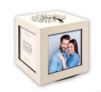 Zep Norman small, Holz, Holz, Bilderrahmen-Set, Tisch, 10 x 10 cm, Quadratisch