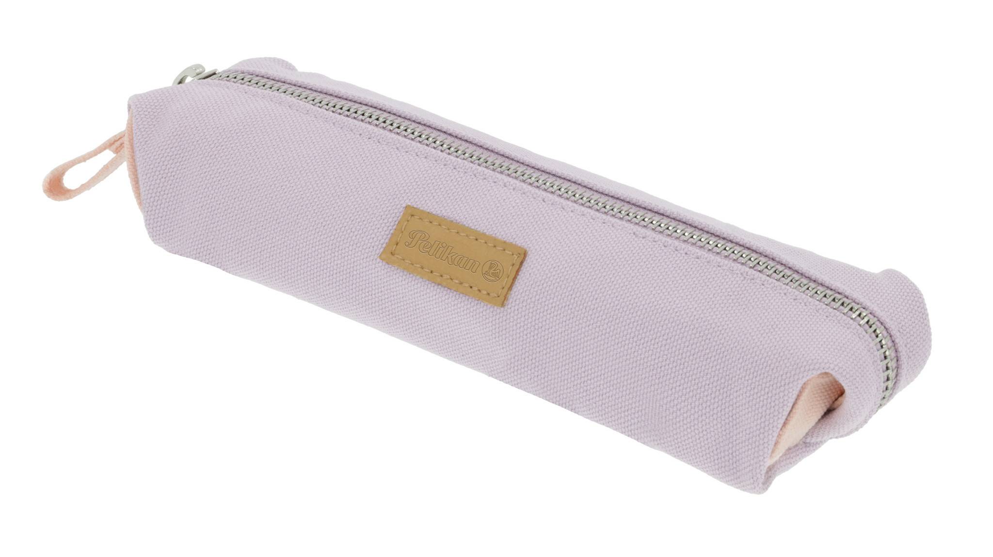 Pelikan 521000, Weiches Federmäppchen, Polyester, Aprikose, Lavendel, Einfarbig, Reißverschluss, Pubertät