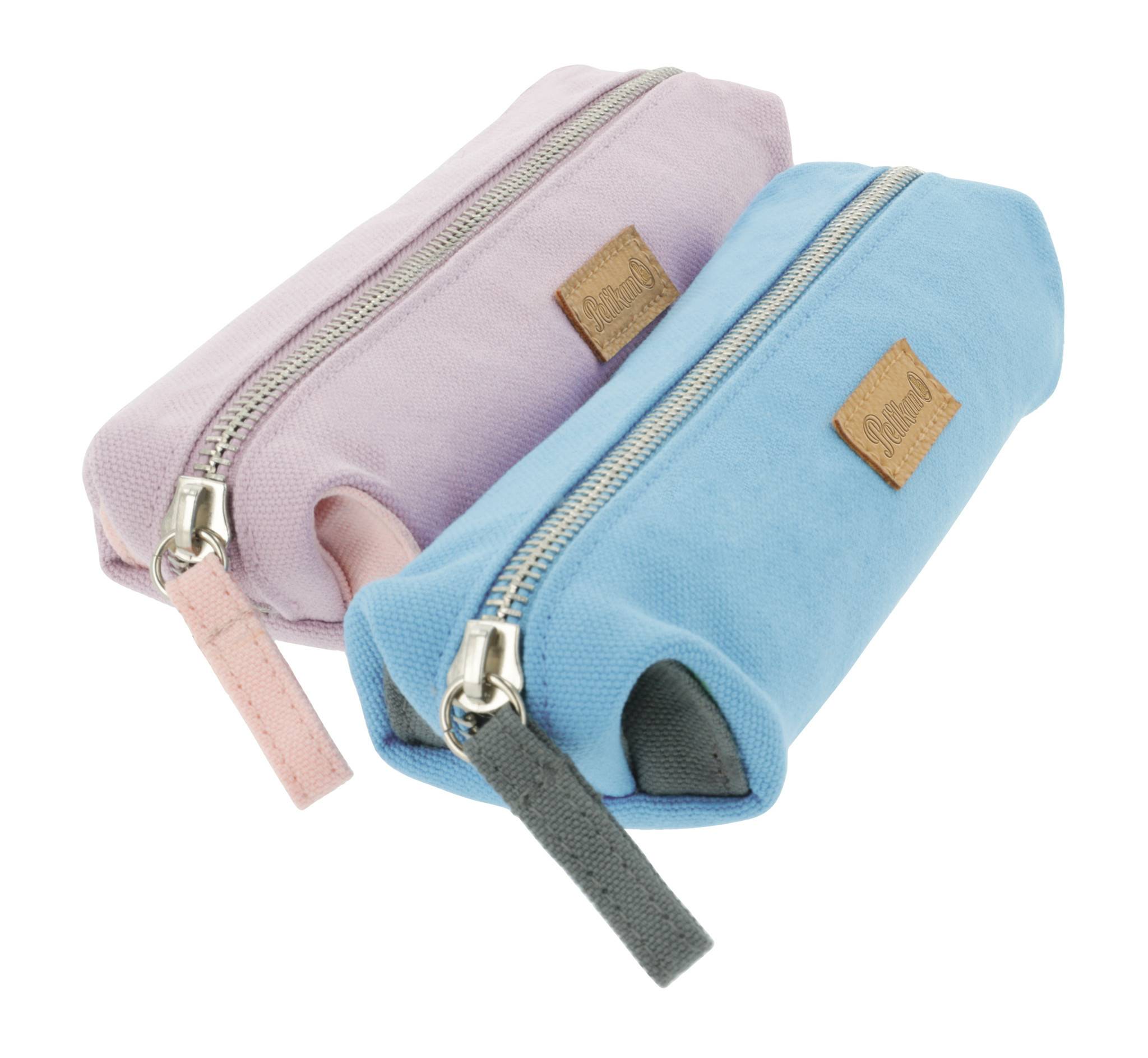 Pelikan 521000, Weiches Federmäppchen, Polyester, Aprikose, Lavendel, Einfarbig, Reißverschluss, Pubertät