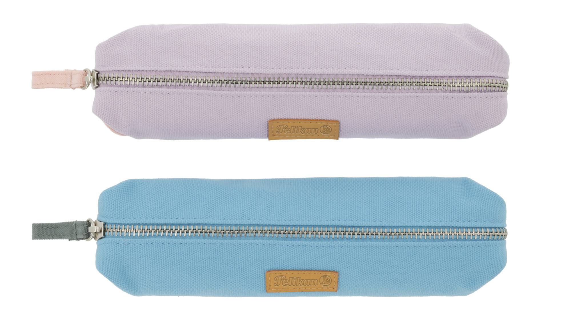 Pelikan 521000, Weiches Federmäppchen, Polyester, Aprikose, Lavendel, Einfarbig, Reißverschluss, Pubertät