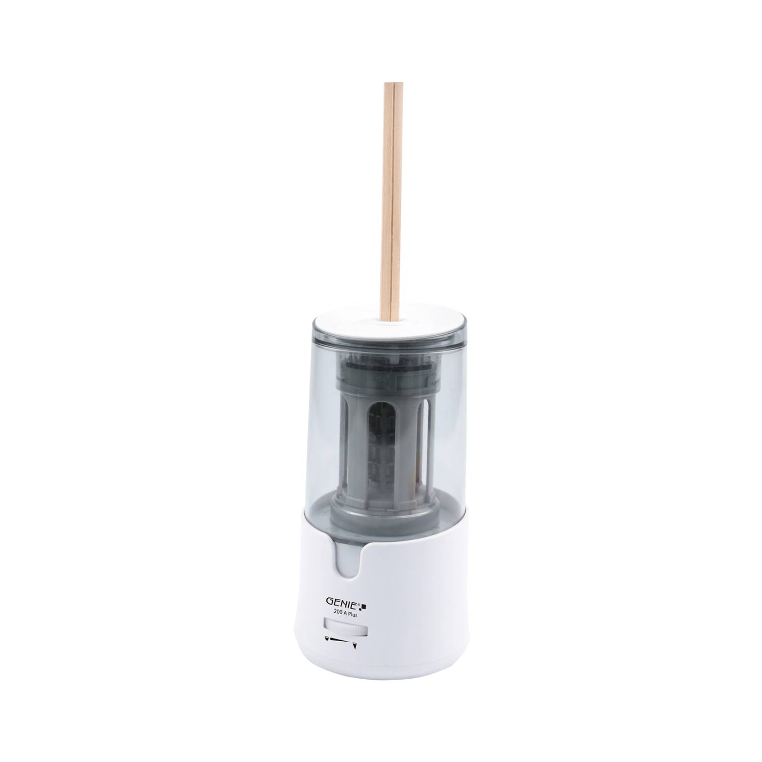 Genie 200 A Plus, Elektrischer Bleistiftspitzer, Weiß, Kunststoff, 1,2 cm, 6 mm, 175 mm