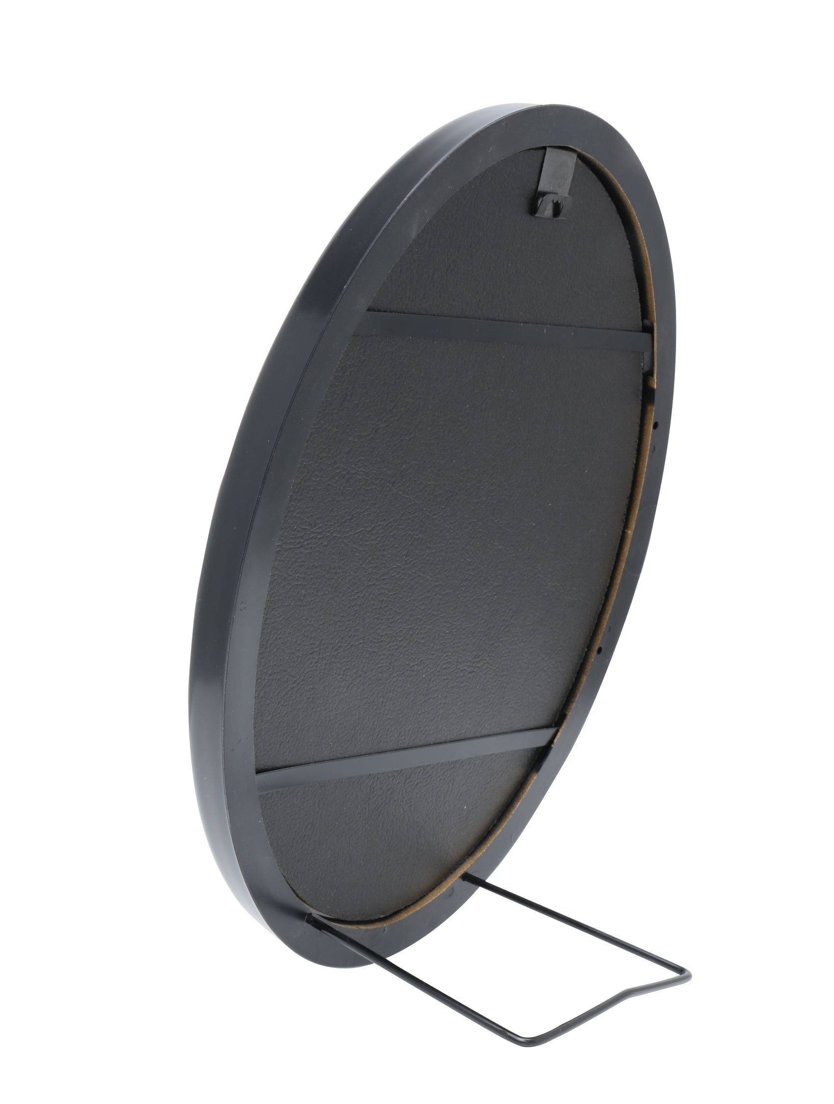 Deknudt S100F9, Karton, Glas, Harz, Schwarz, Einzelbilderrahmen, Tisch, Wand, 13 x 18 cm, Oval