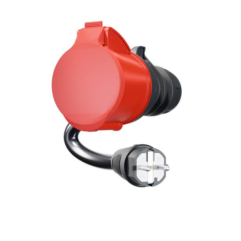 go-e CH-04-02 - 0,3 m - Indoor - IP55 - Schwarz - Rot - 1 AC-Ausgänge - 230 V -