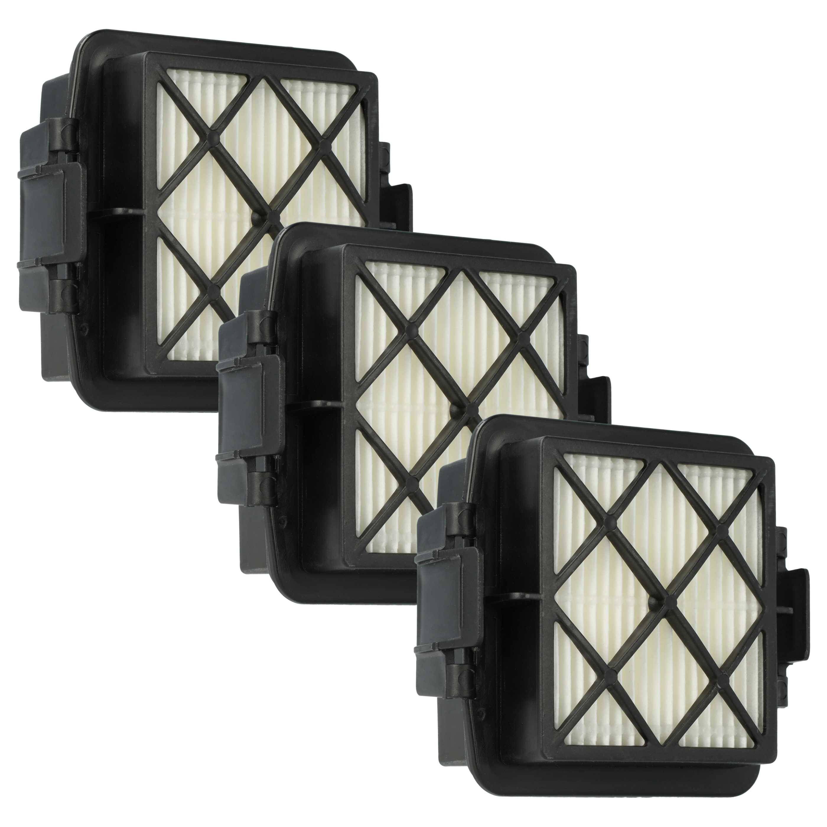 vhbw 3x Staubsaugerfilter Ersatz für Kärcher 2.863-240.0 für Staubsauger | HEPA-Filter Schwarz Weiß