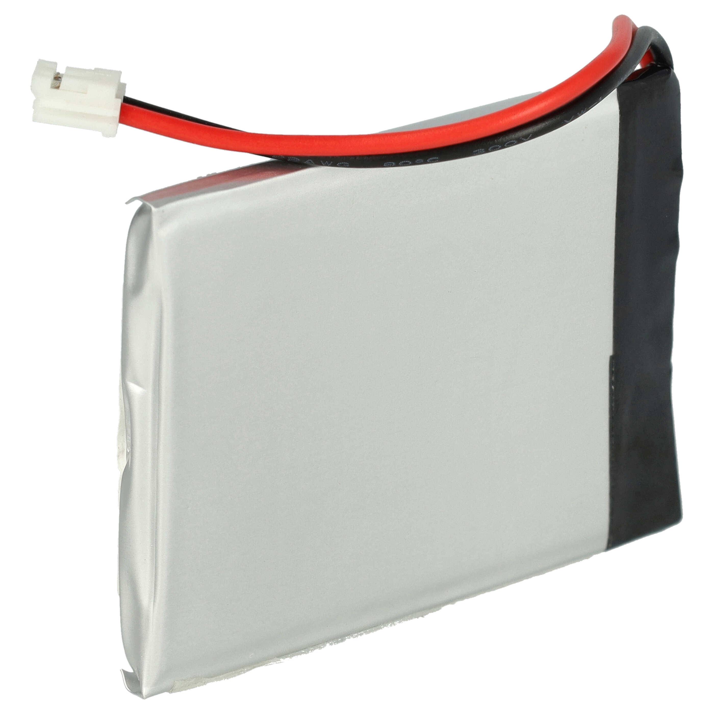 vhbw Akku Ersatz für Audioline 494521P, BPCK1500LI, 494251P für Babyphone Sensormatte (900 mAh, 3,7 V, Li-Polymer, ohne