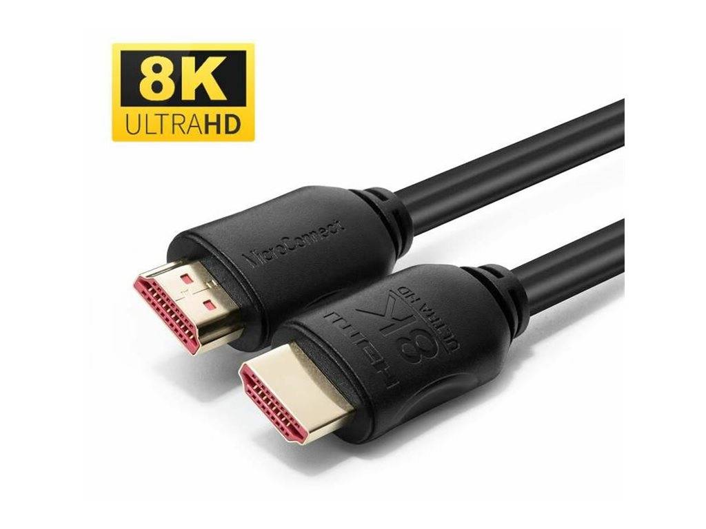 MicroConnect HDMI Cable 8K, 7,5m Supports 2.1 8K@60Hz, 4K@120Hz Gold Plated connectors, Copper