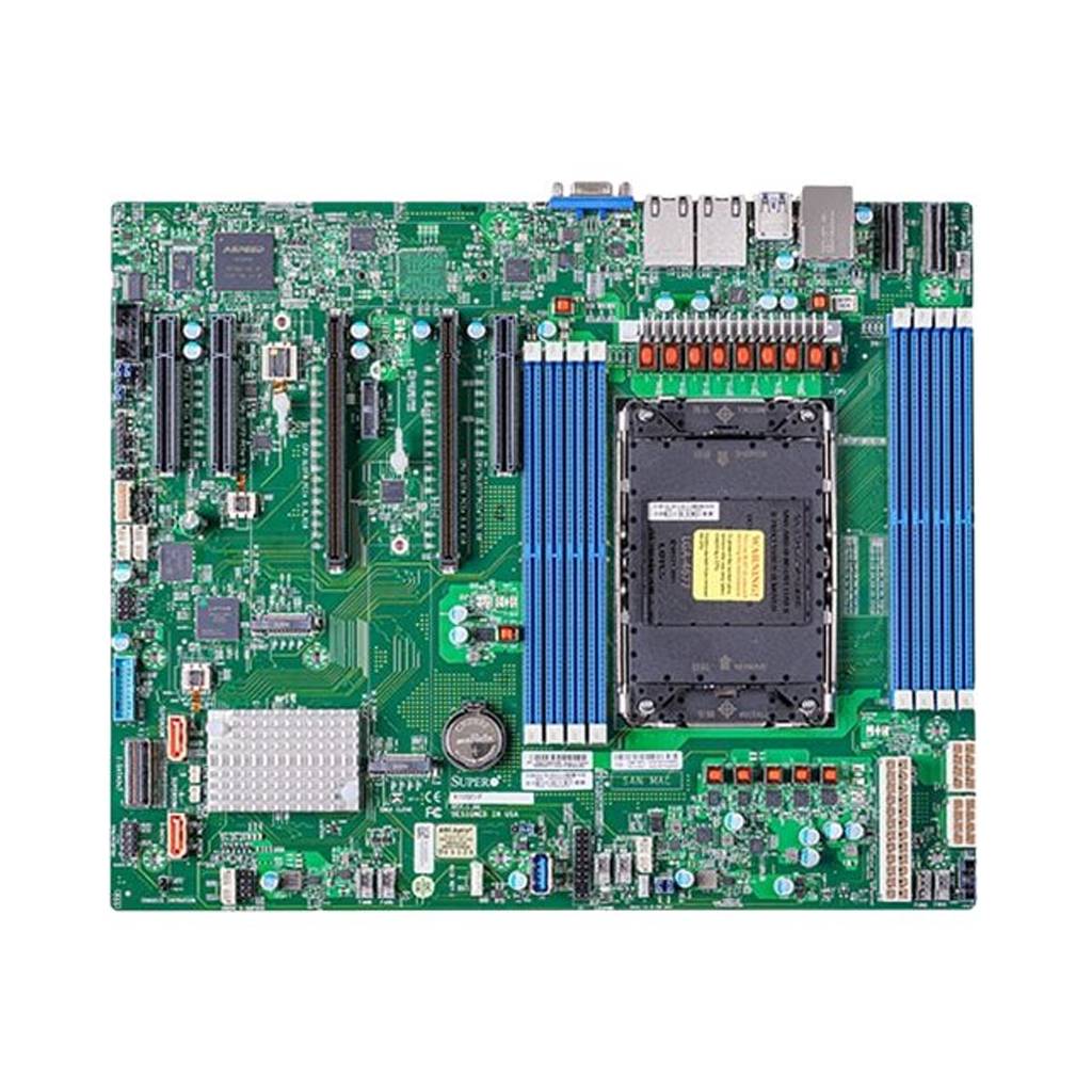 Supermicro MBD-X13SEI-F, Intel, LGA 4677 (Socket E), Intel® Xeon®, DDR5-SDRAM, 2 TB, DIMM