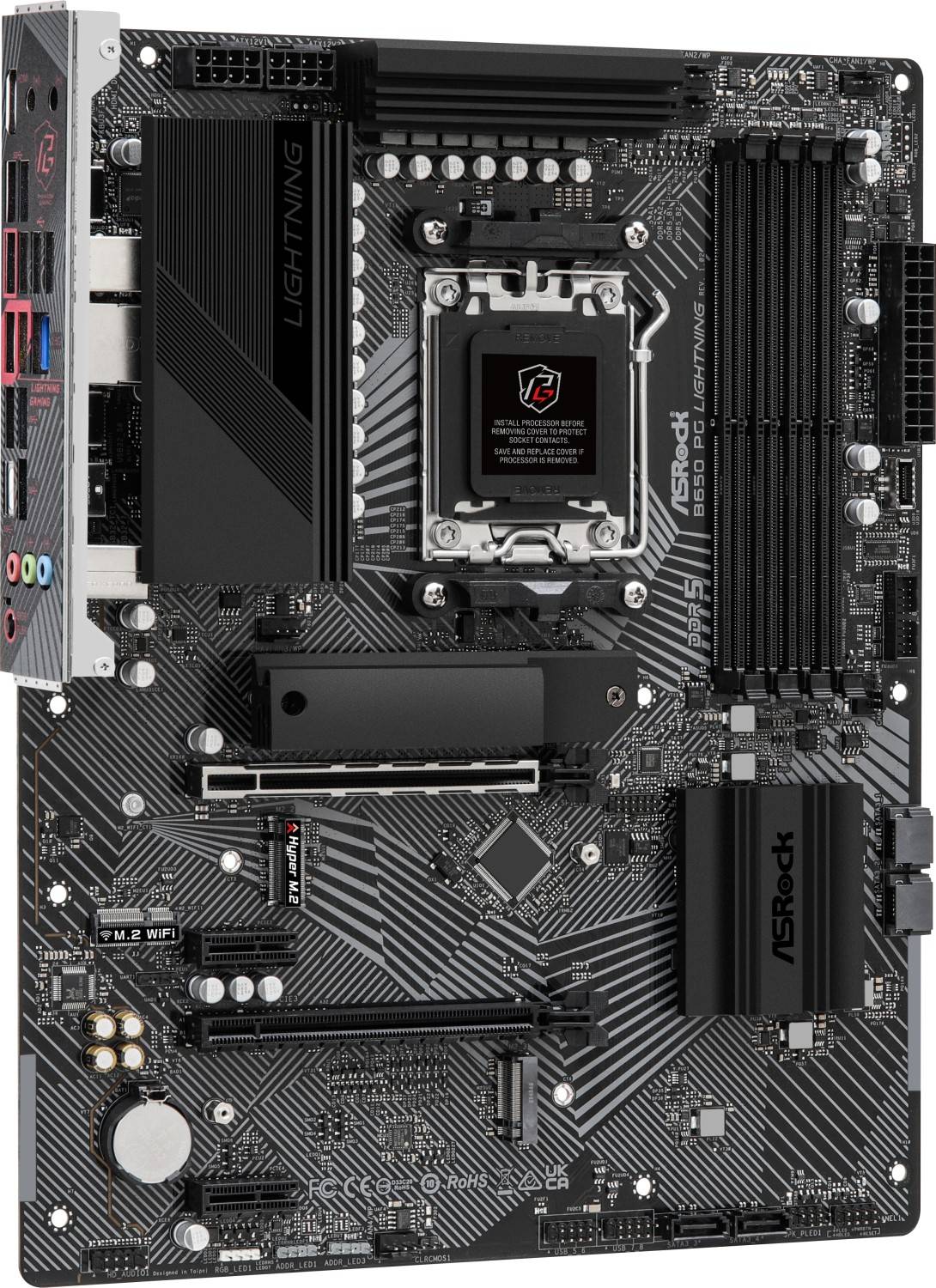 ASRock B650 PG Lightning Mainboard Sockel (PC) AMD® AM5 Formfaktor (Details) ATX Mainboard-Chipsatz AMD® B650
