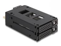 Delock Mobiles Speicher-Rack - schmaler Schacht - 5,25" bis 2 x 2,5" (13,3 cm bis 2 x 6,4 cm)