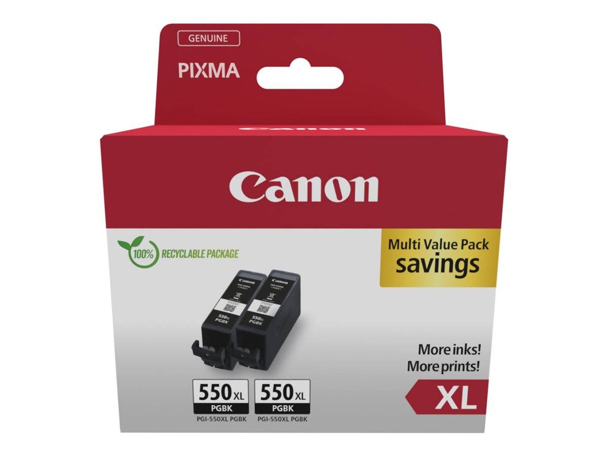 Canon PGI-550PGBK XL Twin pack - 2er-Pack - 15ml