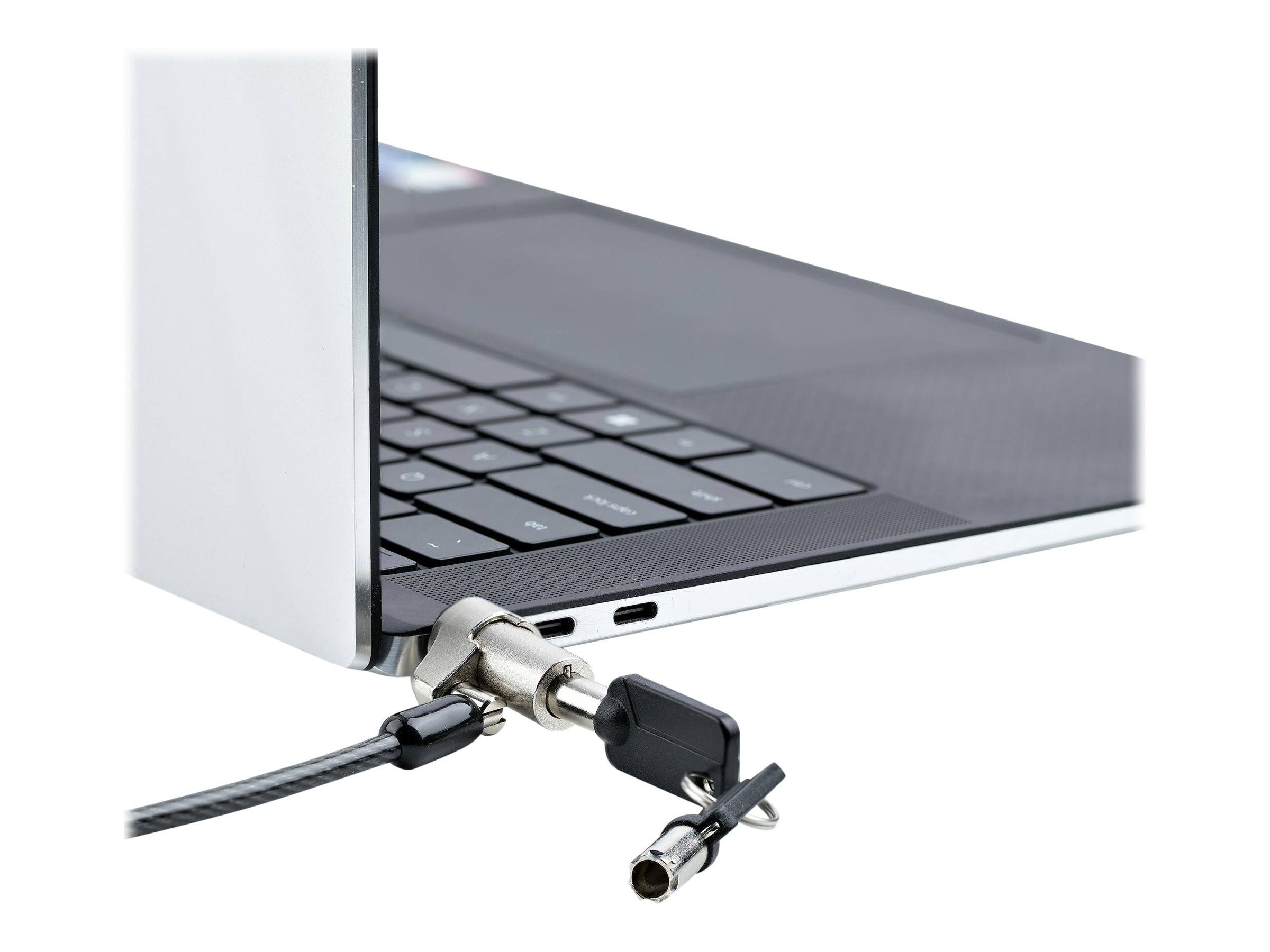 StarTech.com Laptop cable lock 6Ft Compatible With Noble Wedge; Laptop Cable Lock, 6Ft (2m)