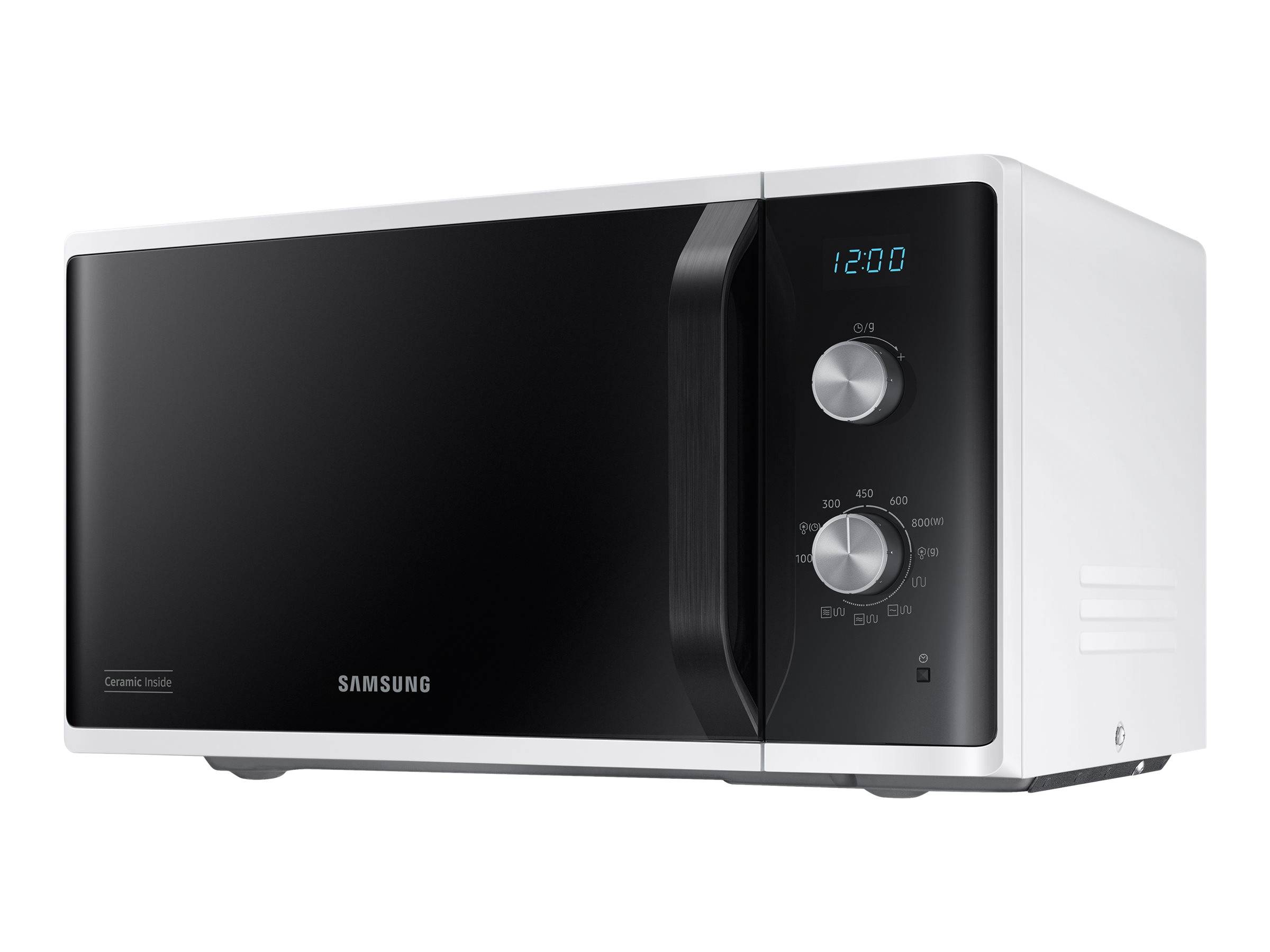 Samsung MG23K3614AW - Mikrowellenofen mit Grill - 23 Liter - 800 W - weiß