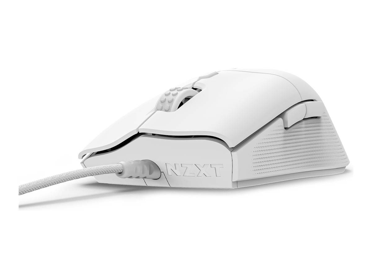 NZXT Lift 2 Ergo Gaming Maus - Weiß MS-001NW-02