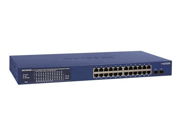 NETGEAR Smart GS724TP - Switch - L3 Lite - Smart - 24 x 10/100/1000 (PoE+)
