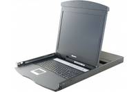 Dual Rail - KVM-Konsole - USB - Französisch AZERTY - 48.3 cm (19")
