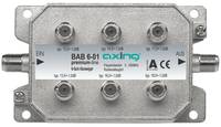 axing BAB 6-01 - Kabelsplitter - 5 - 1006 MHz - Grau - Männlich - A - F6-fach