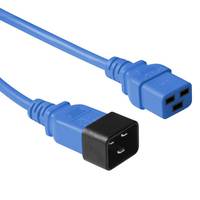 MicroConnect Stromkabel - IEC 60320 C20 zu IEC 60320 C1990 cm - Blau