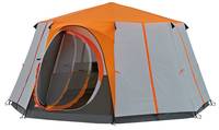 Coleman Cortes Octagon 8, Camping, Festrahmen, 8 Person(en), 15,7 m², 20,7 kg, Grau, Orange