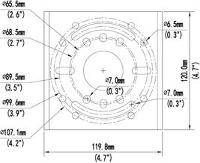 ALLNET Polemount/Masthalter for ALL-CAM24xx Netzwerk Netzwerkkameras