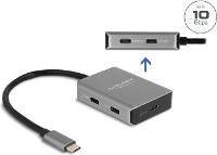 Delock USB-Hub 4 Port USB-C 10 Gbps