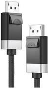 Alogic DisplayPort Kabel DP -> M/M bis 8K 60Hz 1m grau - Kabel - Digital/Display