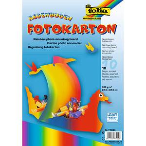 Folia Fotokarton Regenbogen 300 g/qm 10 St. - g/m²