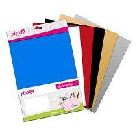 Plottix PremiumFlex Aufbügelfolie 6 St. farbsortiert Flex-Folie 20.0 x 30.0 cm 6