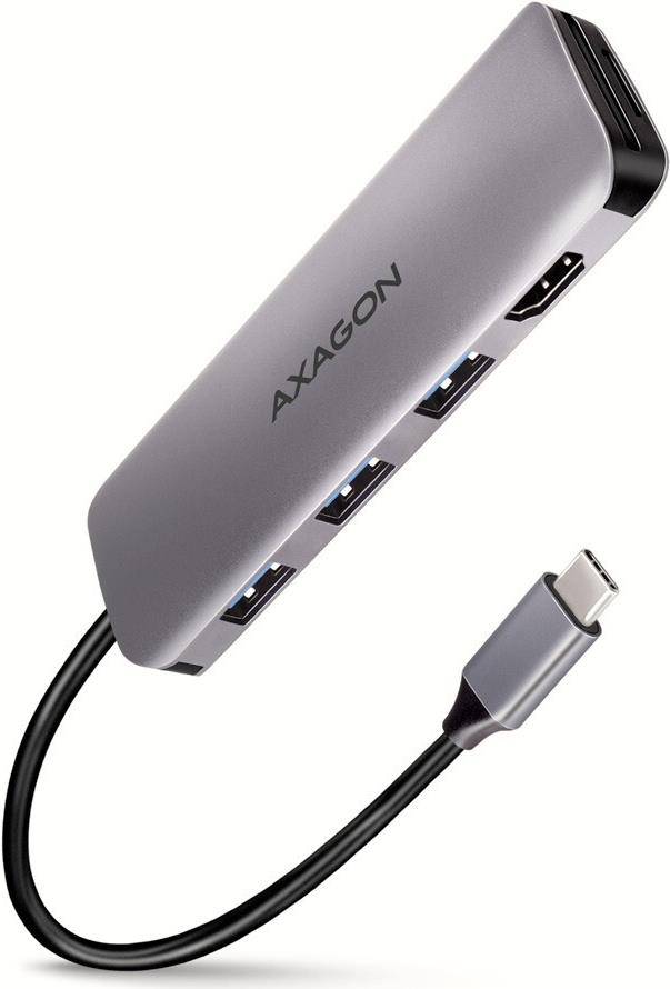 AXAGON HMC-HCR3A - Dockingstation - USB-C 3.2Gen 1 / Thunderbolt 3 - HDMI