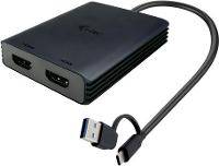 i-tec USB-A/USB-C Dual 4K HDMI Video Adapter 2x Display mit DisplayLink