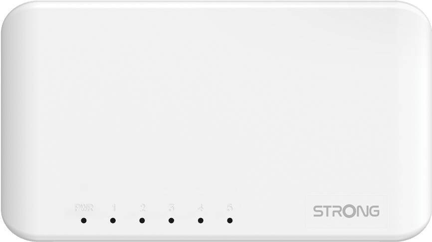 Strong SW5000P Netzwerk-Switch Gigabit Ethernet (10/100/1000) Weiß