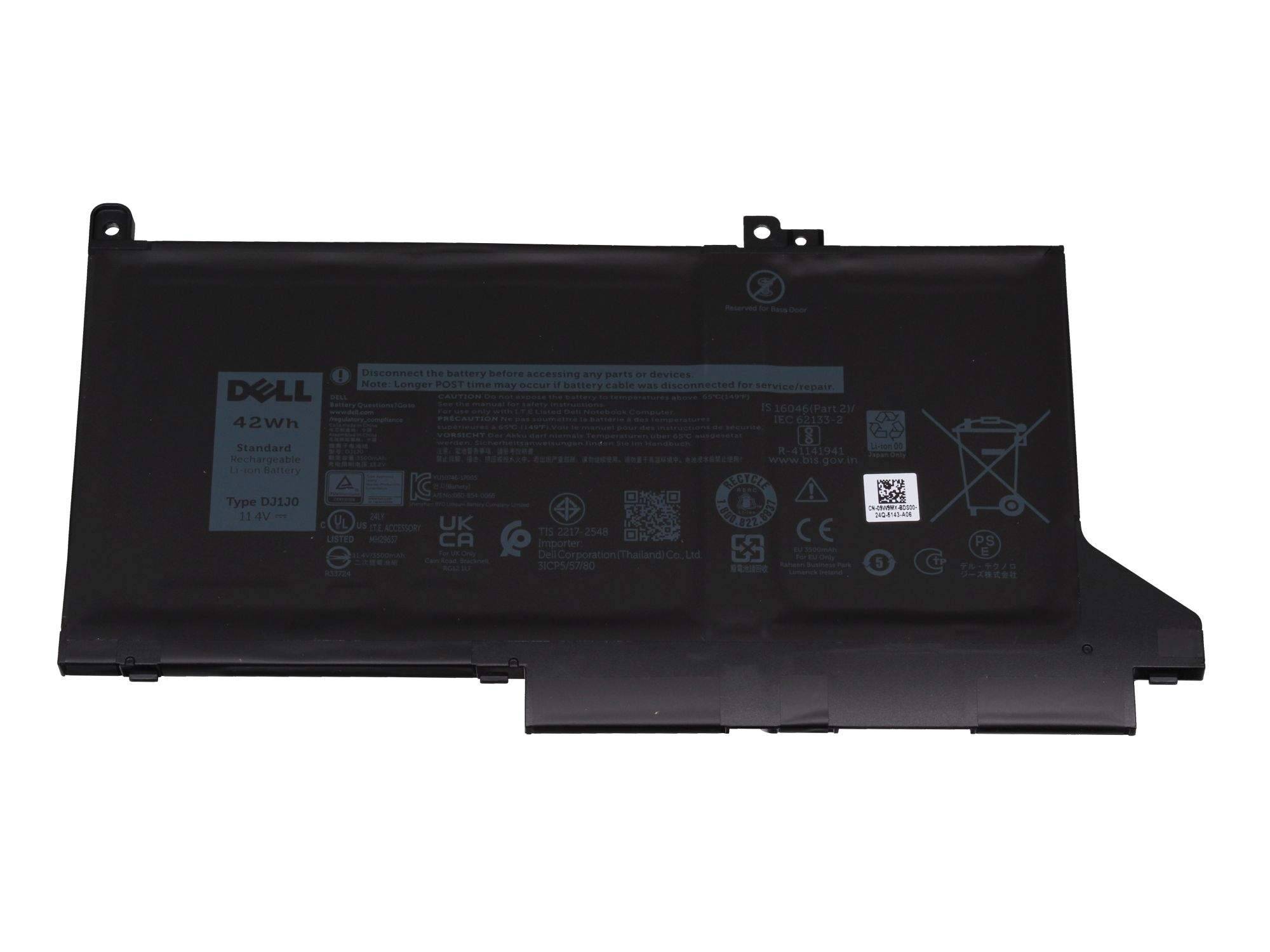 Dell Akku 42Wh Original 3.600 mAh 11,4 V