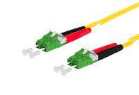 Metz Connect OpDAT Patchkabel, LC-D APC/LC-D APC OS2, 0,5m