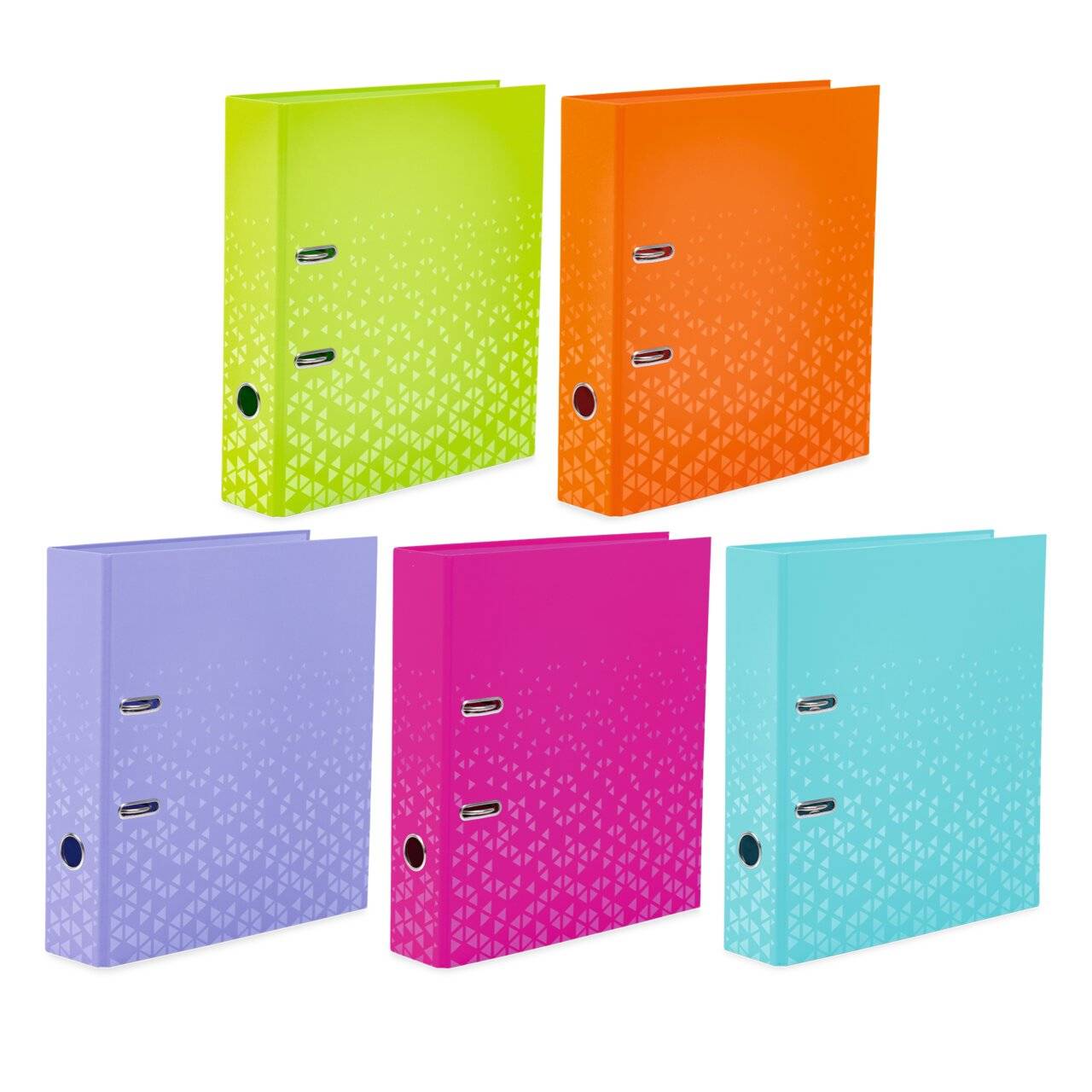 Ordner sortiert A4 Karton Color 5Stk