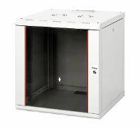 EQUIP - Serverschrank 19"" 12U 600x600mm Glastür grau - Rack