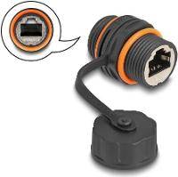 Delock Kabelverbinder RJ45 Buchse zu Cat.6A mit M20 Gewinde - Netzwerk - CAT 6a