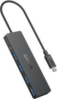 Anker Innovations USB-C Data Hub 4-in-1 4x USB-A 3.0 5Gbit/s black