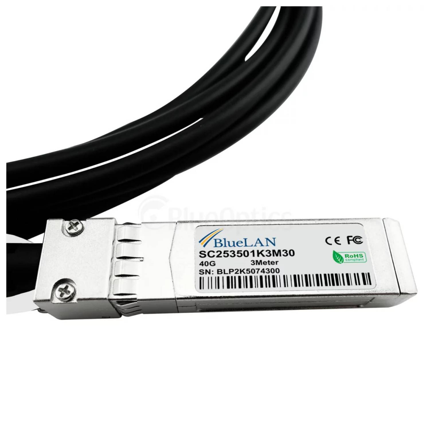 BLUEOPTICS - Core ET7402-25DAC-2M kompatibles BlueLAN QSFP28 DAC SC282701L2M26