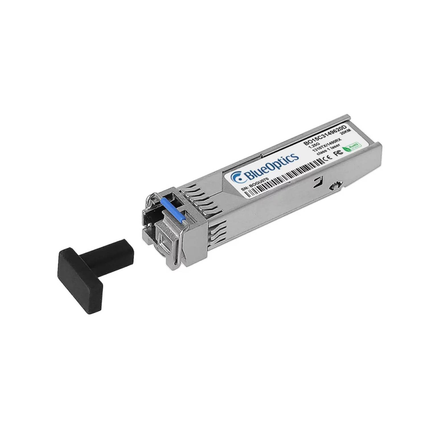 BlueOptics Telesis AT-SPBD20-13-EXT kompatibler BlueOptics SFP BO15C3149620D - 1
