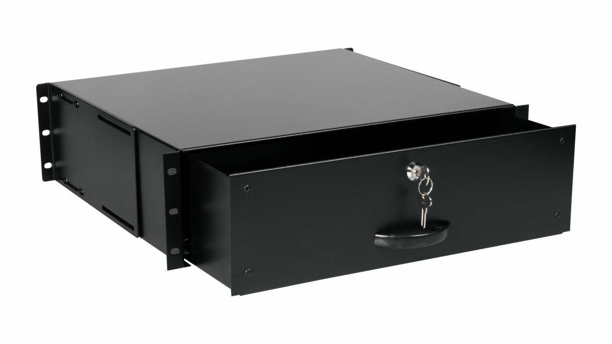 EQUIP - Schublade 19"" für Serverschränke 3U abschließbar sw - Zubehör Stromversorgung - 0,48 m