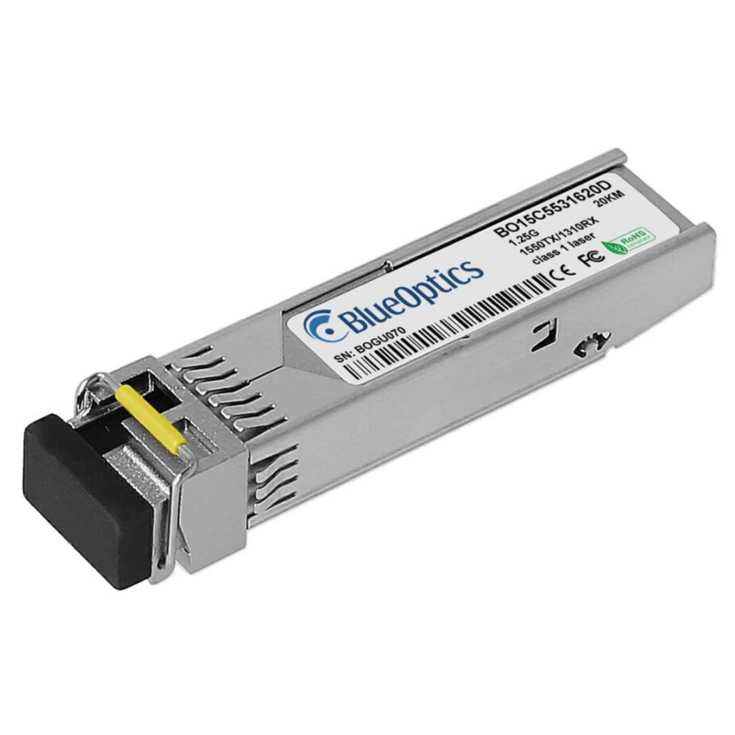BlueOptics Level One 551091 BlueOptics BO15C5531620D SFP Transceiver, LC-Simplex, 1000BASE-BX-D,