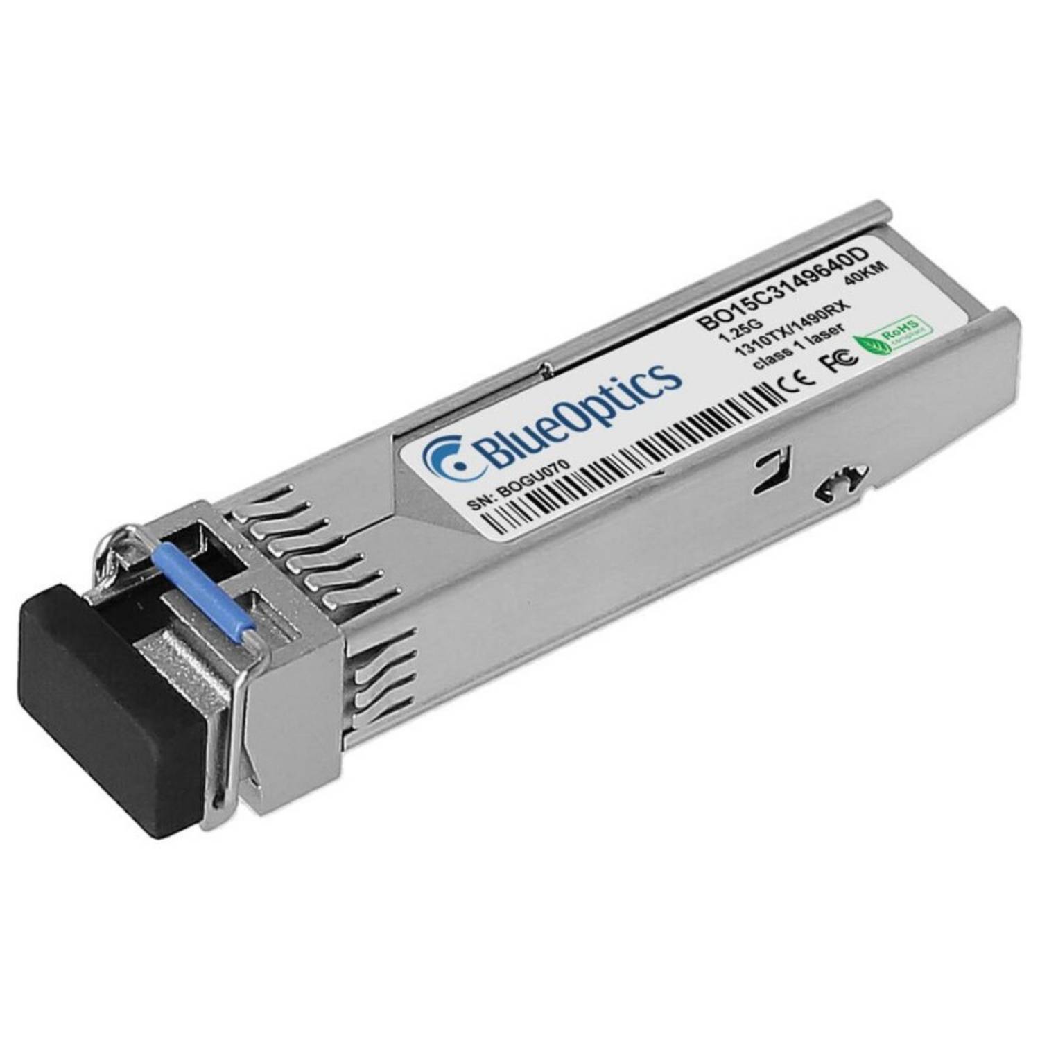 BlueOptics SFP-GIG-BX-U40 kompatibler BlueOptics SFP BO15C3149640D - 1310nm - .2