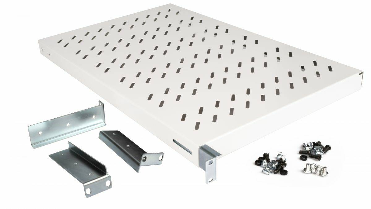 Equip Fachboden variabel 19" für Serverschränke 1U 100cm gr - 1 m - Zubehör Stromversorgung - 1 m