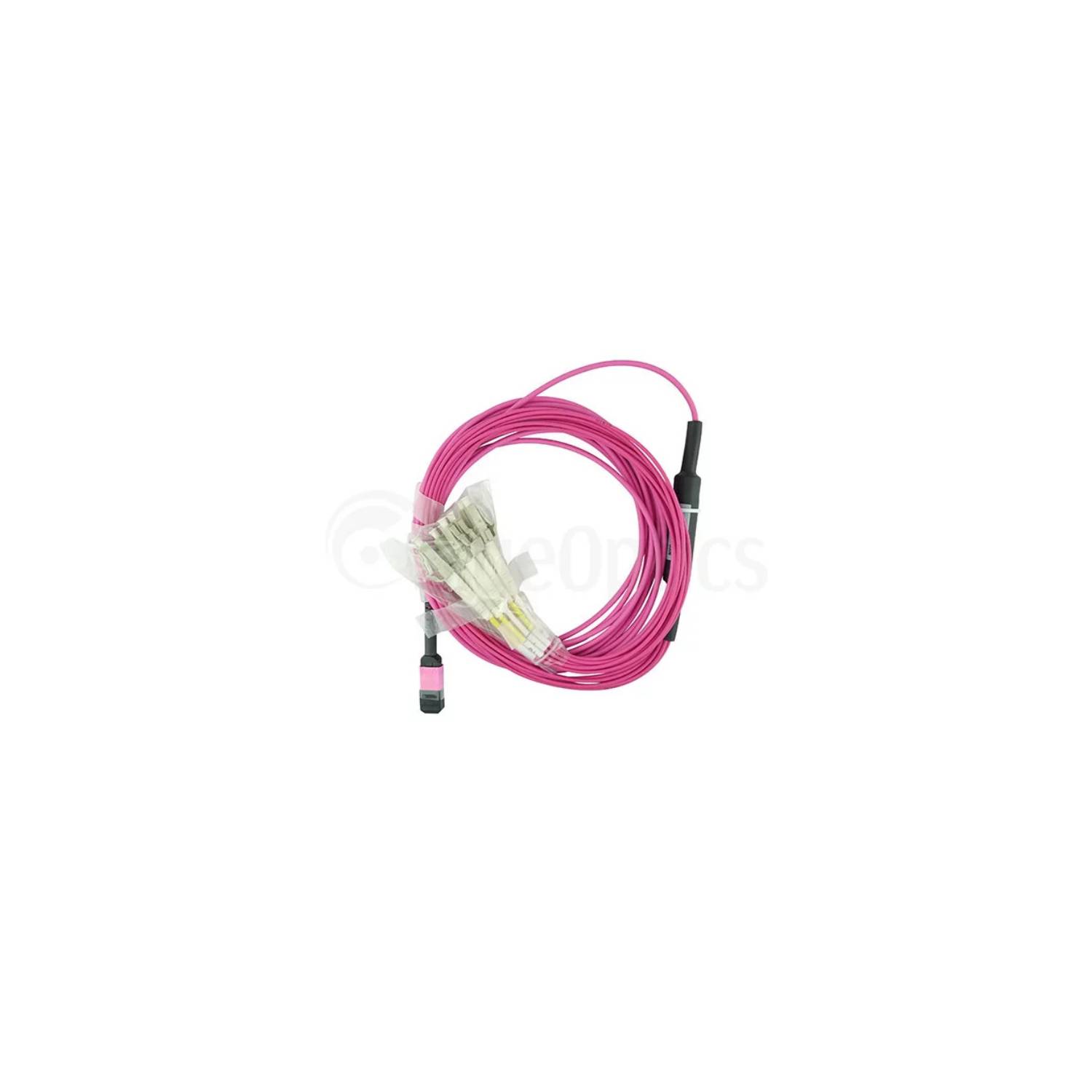 BLUEOPTICS - 3HE13896AA-5 kompatibles MPO-4xLC Multimode OM4 Patchkabel 5 Meter
