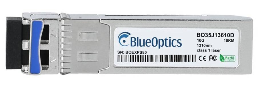 BlueOptics HPE Aruba R9Q47A BlueOptics BO35J13610D SFP+ Transceiver, 10GBASE-LR, Singlemode Fiber, 1310nm, 10KM