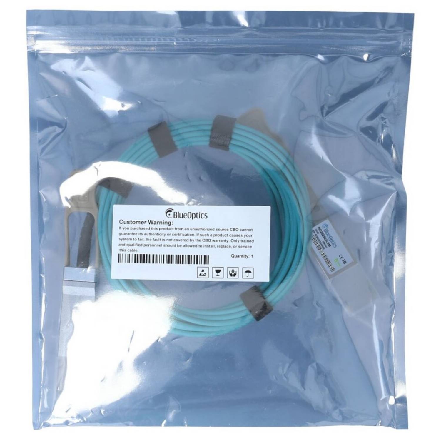 BlueOptics MFA1A00-E007 kompatibles BlueOptics AOC QSFP28 BO282803L7M