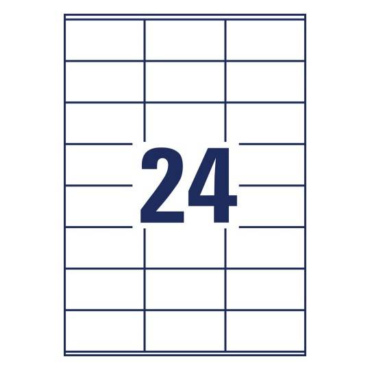 AVERY Zweckform Universal-Etiketten, 70 x 36 mm, 50 + 15 Bl. (72066020)